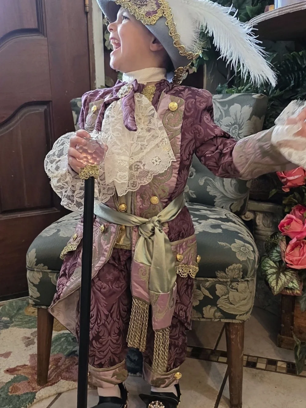 Boys size 4 Versailles inspired outfit